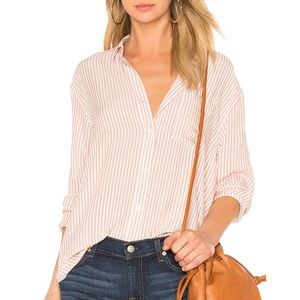 7 For All Mankind High Low Tie Short